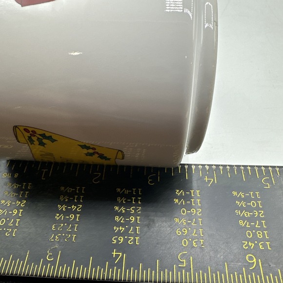 John Richard Allen Coffee Mug. VTG Holiday Santa Reindeer Recycled Paper Product - Picture 7 of 9